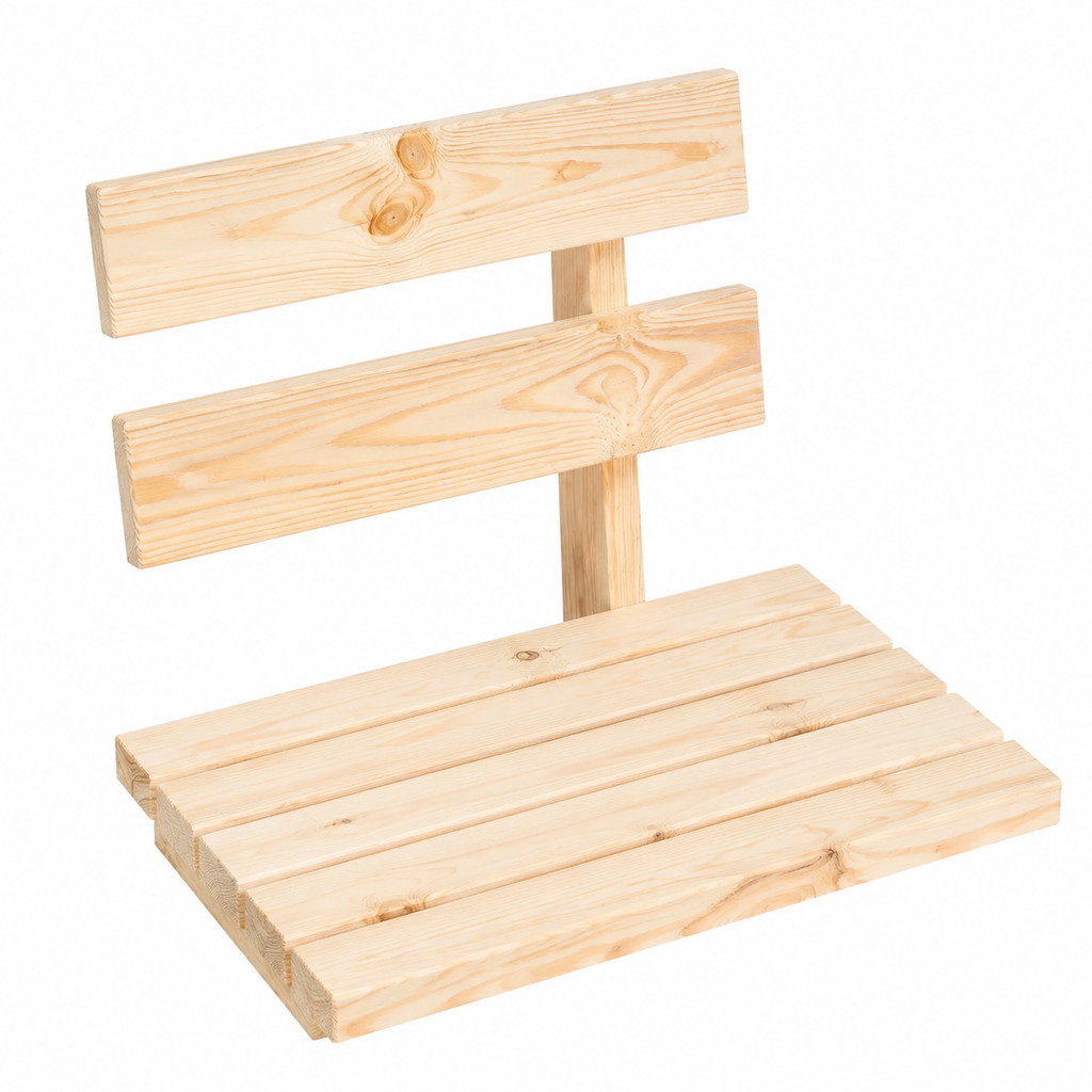 Banc de jardin en bois rustique