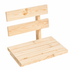 Banc de jardin en bois rustique
