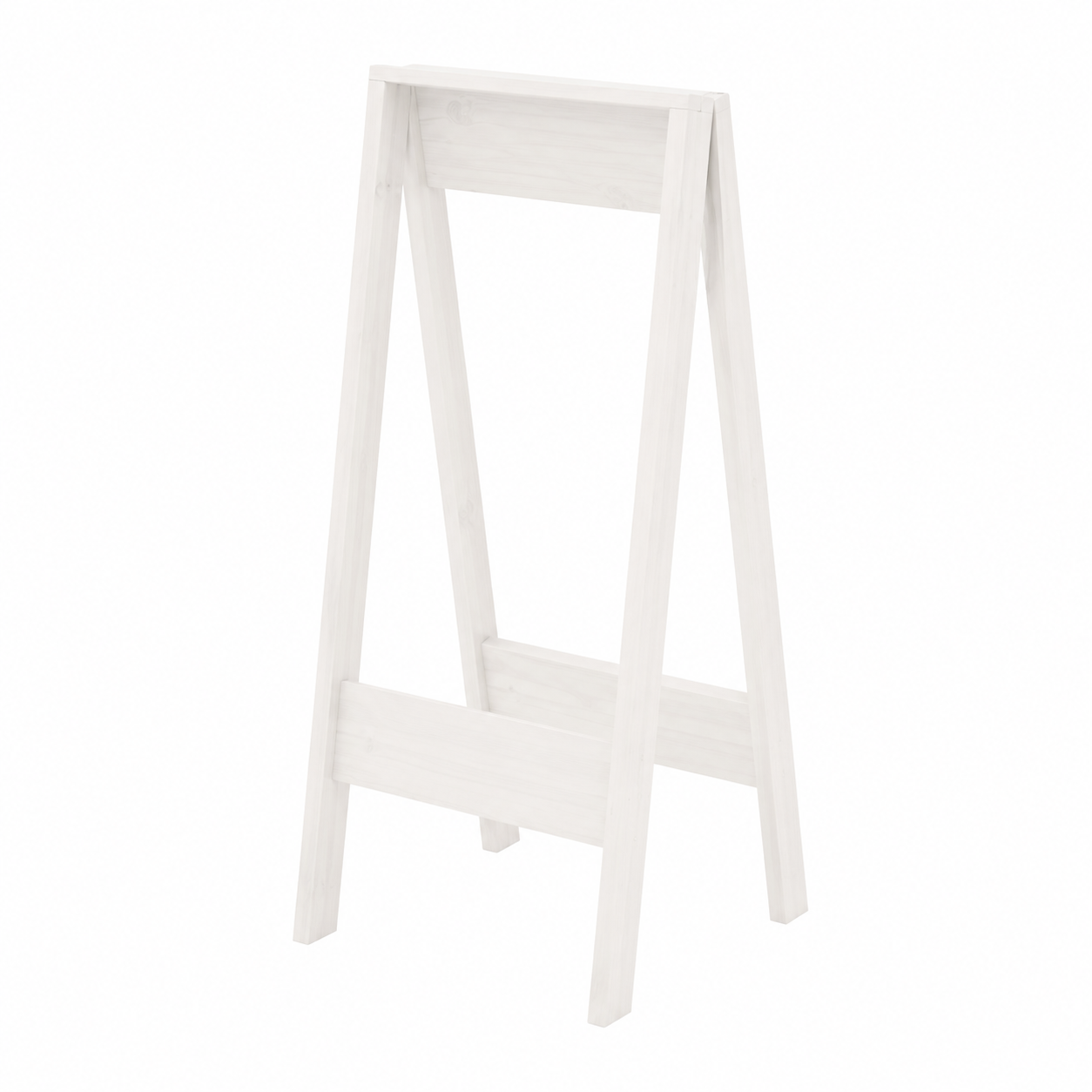 Chaises Hautes Lot de 2 en Bois de Pin Blanc