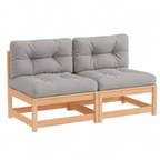 Ensemble de chaises de jardin avec coussins