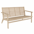 Banc extérieur en bois résistant