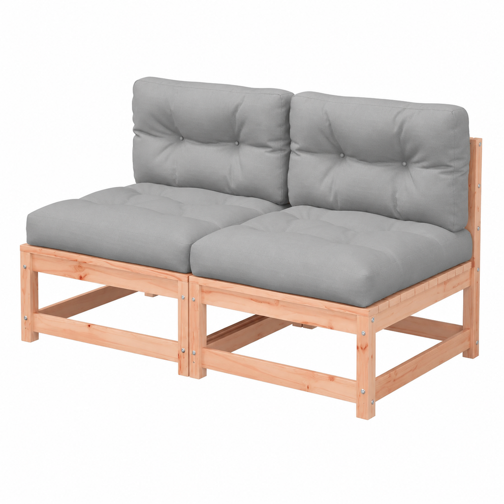 Ensemble de chaises de jardin avec coussins