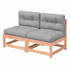 Ensemble de chaises de jardin avec coussins