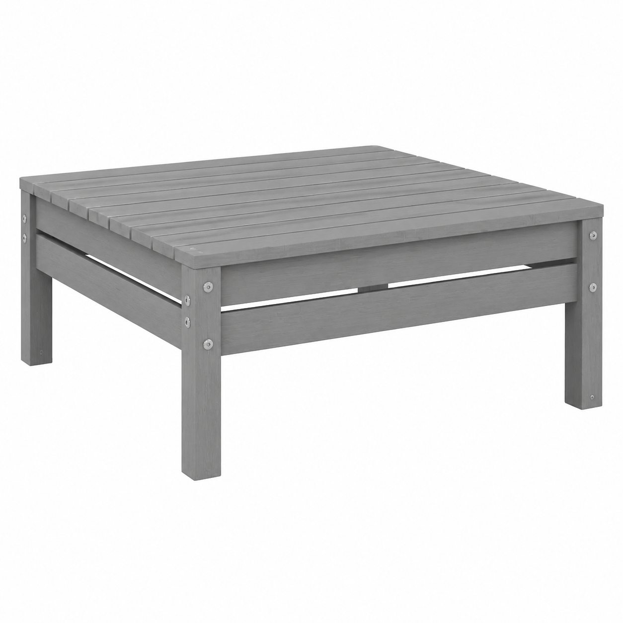 Ensemble de jardin en bois de pin gris pour 10 personnes
