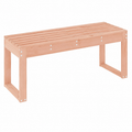 Banc extérieur en bois massif 110 cm